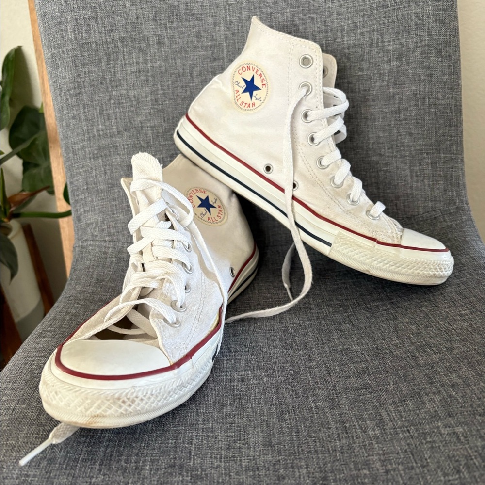 Converse | High Top Sneakers in White | Size 11